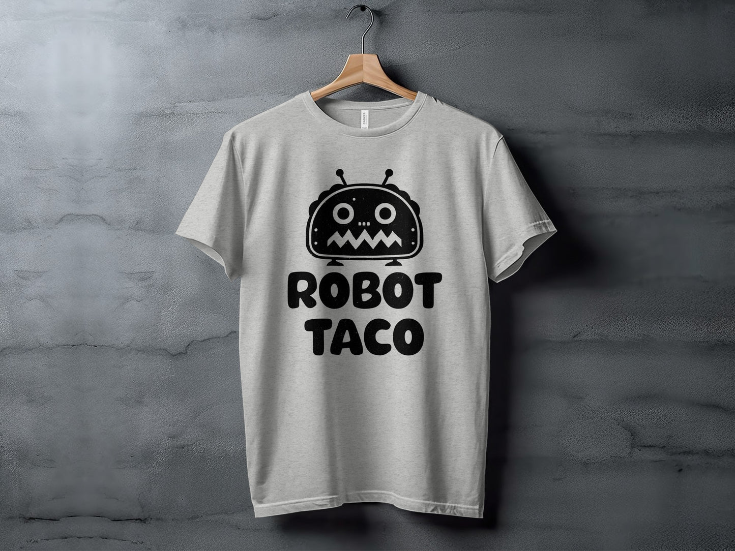 Robot Taco Themed Shirt with Fun Graphic Print