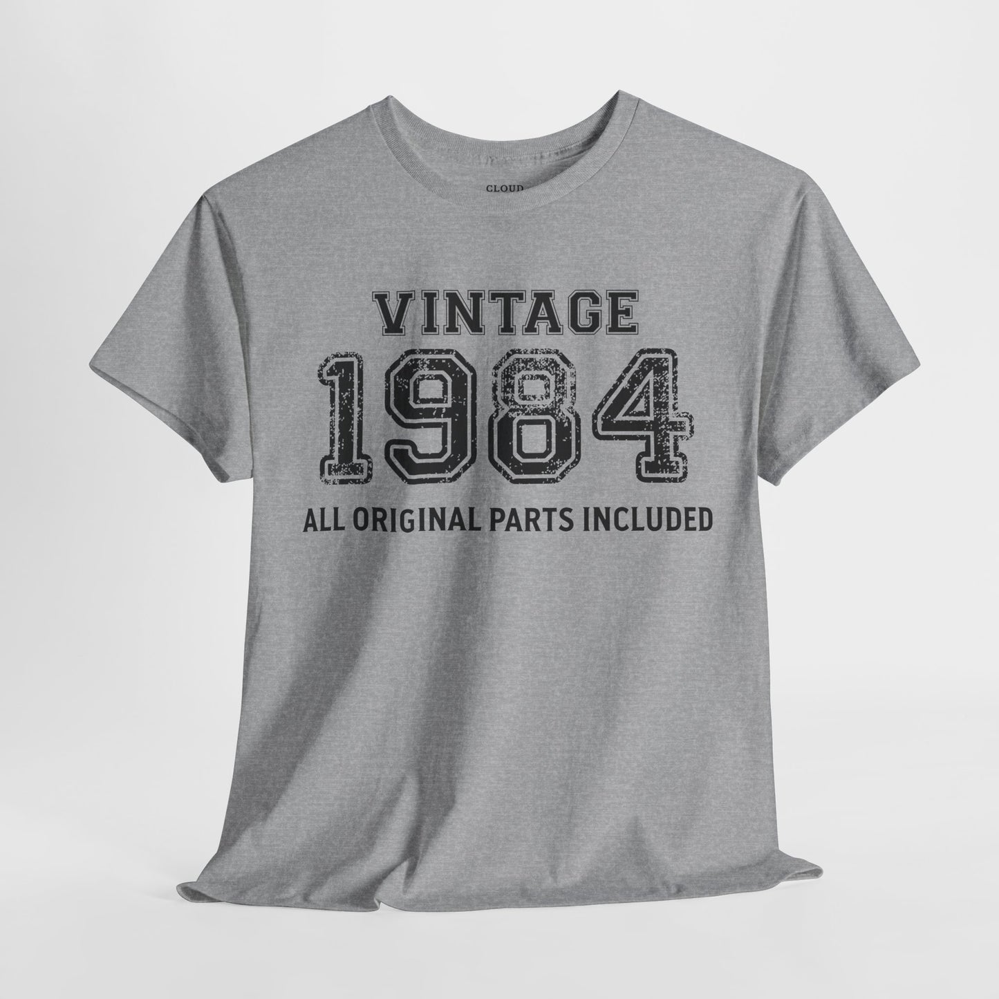 Vintage 1984 Retro T-Shirt - Premium Unisex Cotton Tee