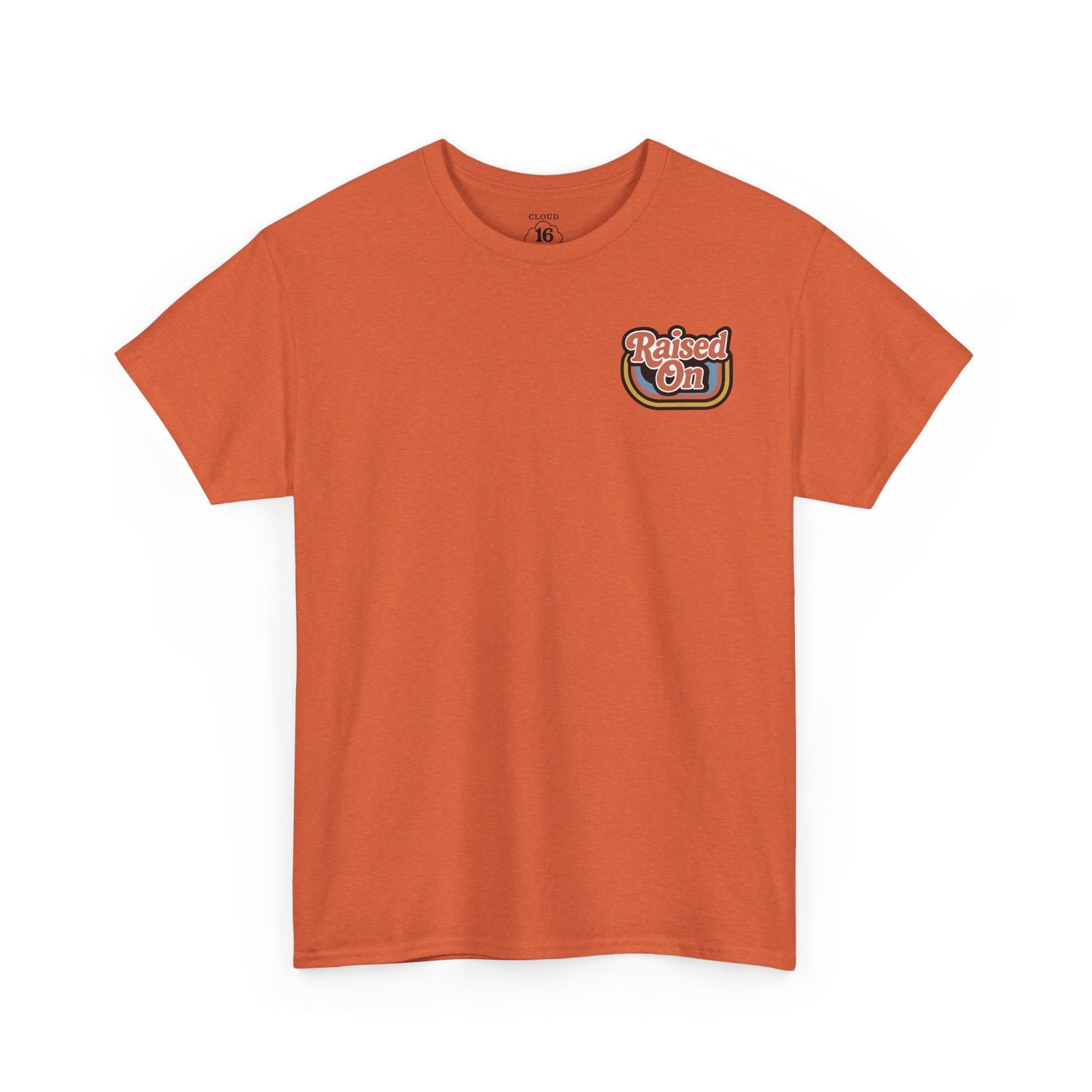 Retro Music Vibe Heavy Cotton Tee - Vintage Radio Shirt for Music Lovers