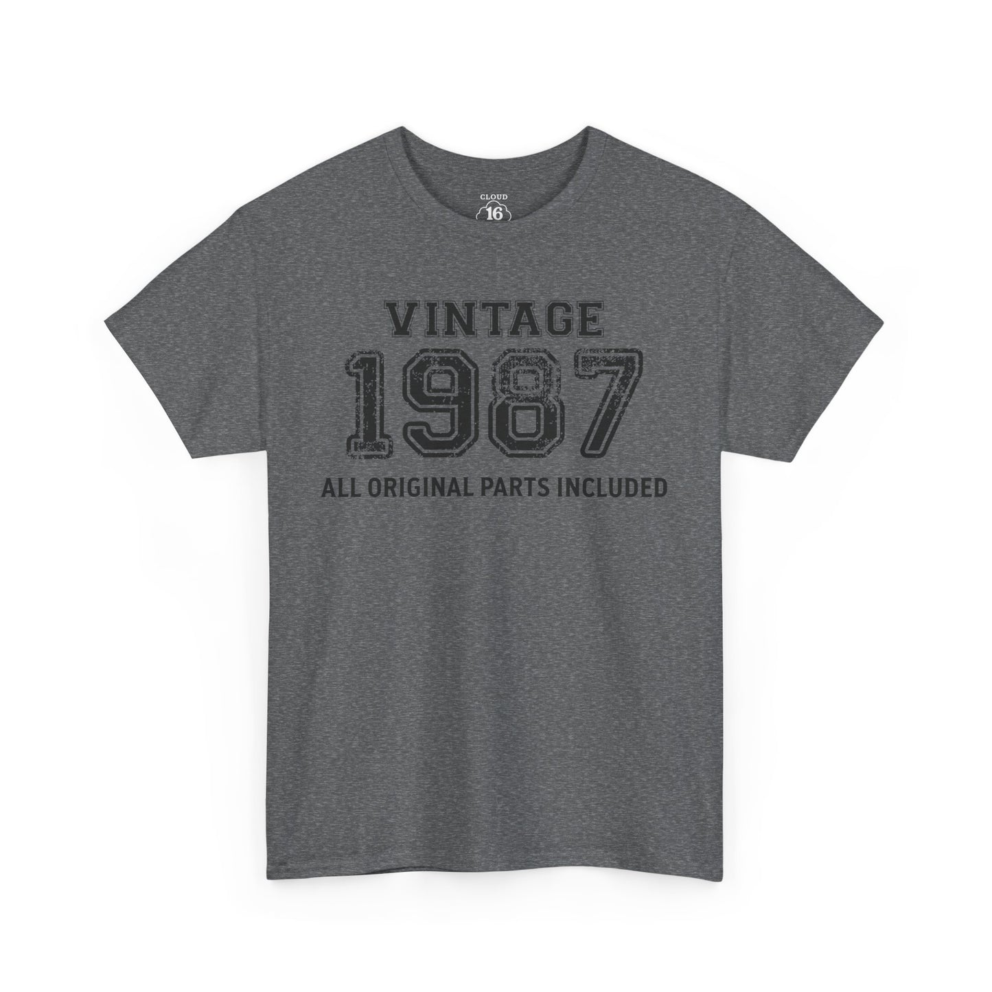 Vintage 1987 Retro T-Shirt - Premium Unisex Cotton Tee