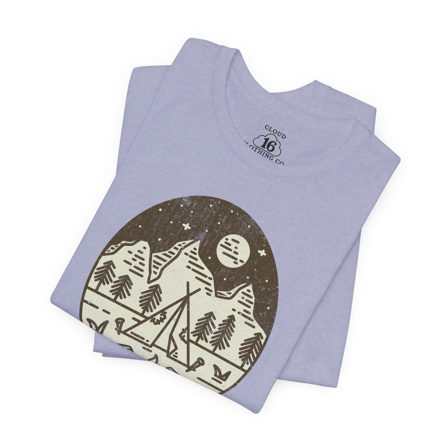 Built For Adventure Unisex Tee - Outdoor Hiking Camping Shirt