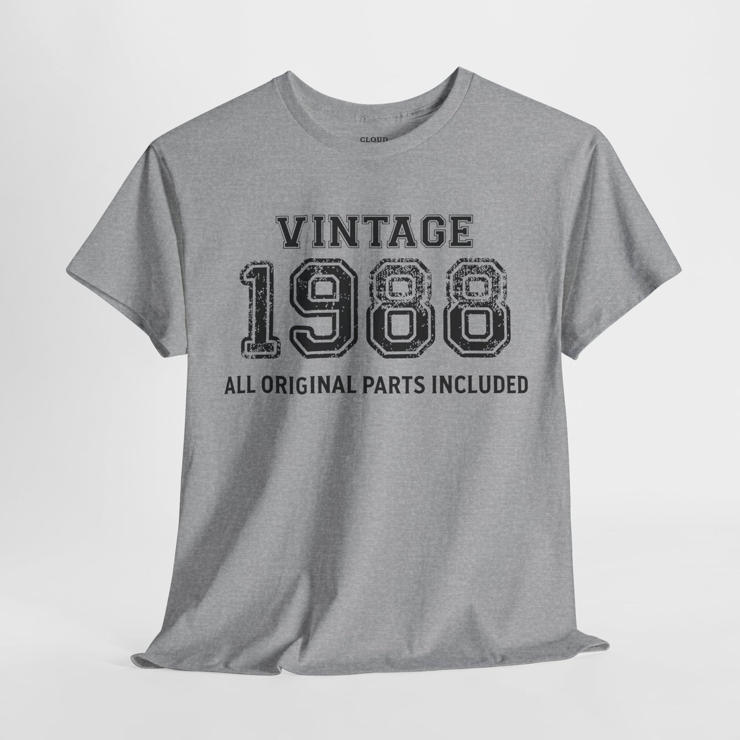 Vintage 1988 Retro T-Shirt - Premium Unisex Cotton Tee