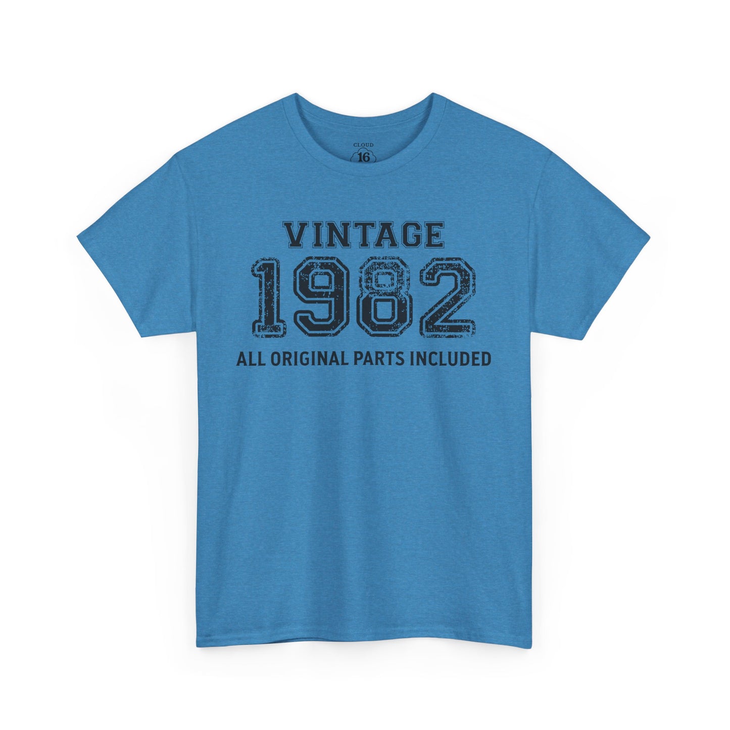Vintage 1982 Retro T-Shirt - Premium Unisex Cotton Tee