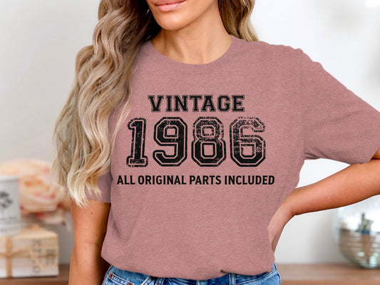 Vintage 1986 All Original Parts Included t-shirt