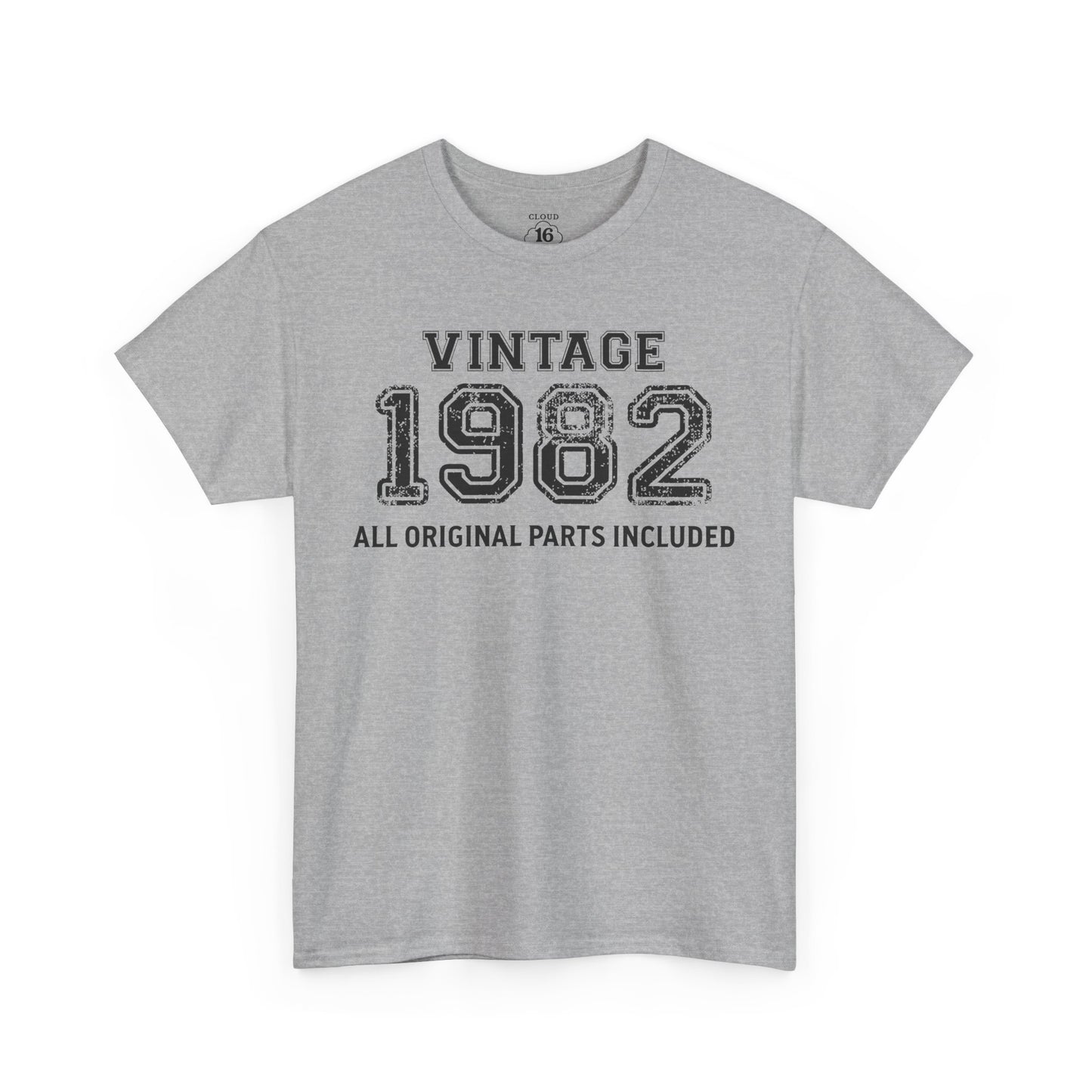 Vintage 1982 Retro T-Shirt - Premium Unisex Cotton Tee