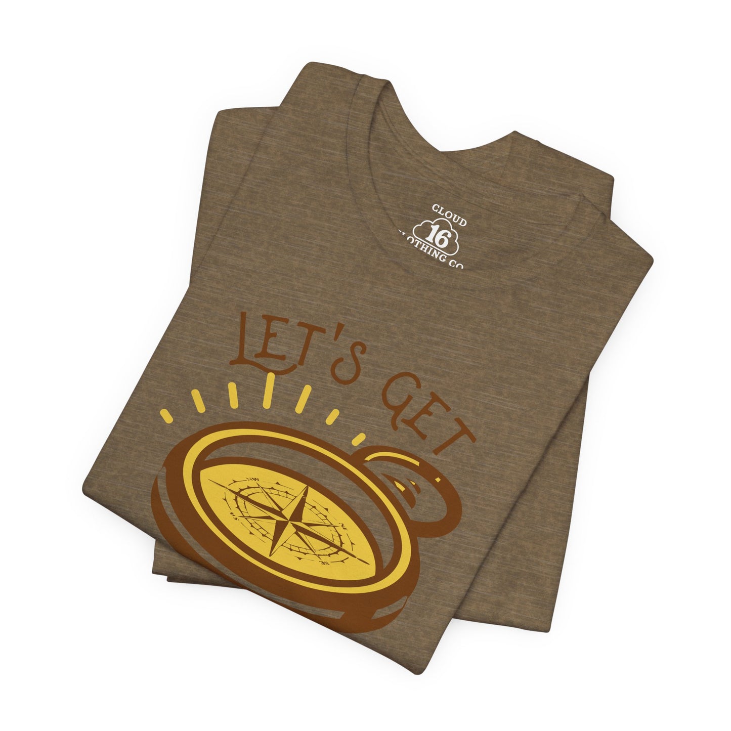 Let's Get Lost T-Shirt - Explore Travel Tee for Outdoor Enthusiasts