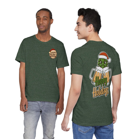 Scrappy Malone's Bar 'Hoppy Holidays' Christmas Tee