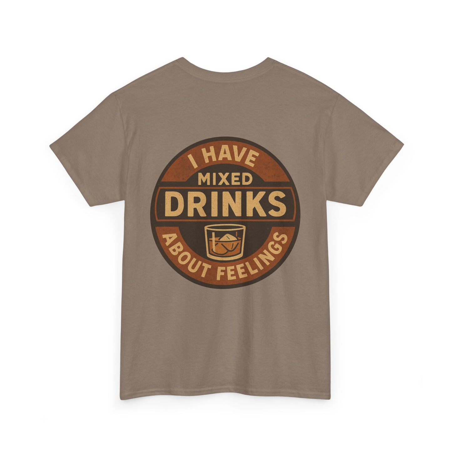 Scrappy Malone's Bar - Mixed Drinks & Feelings Unisex T-Shirt - Funny Bar Humor Tee