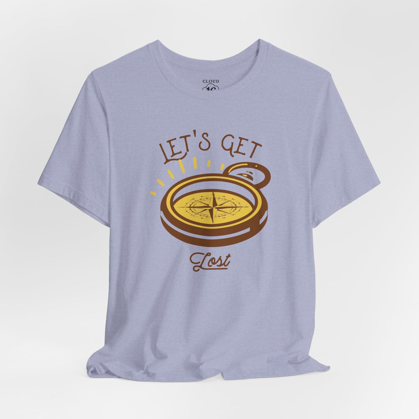 Let's Get Lost T-Shirt - Explore Travel Tee for Outdoor Enthusiasts