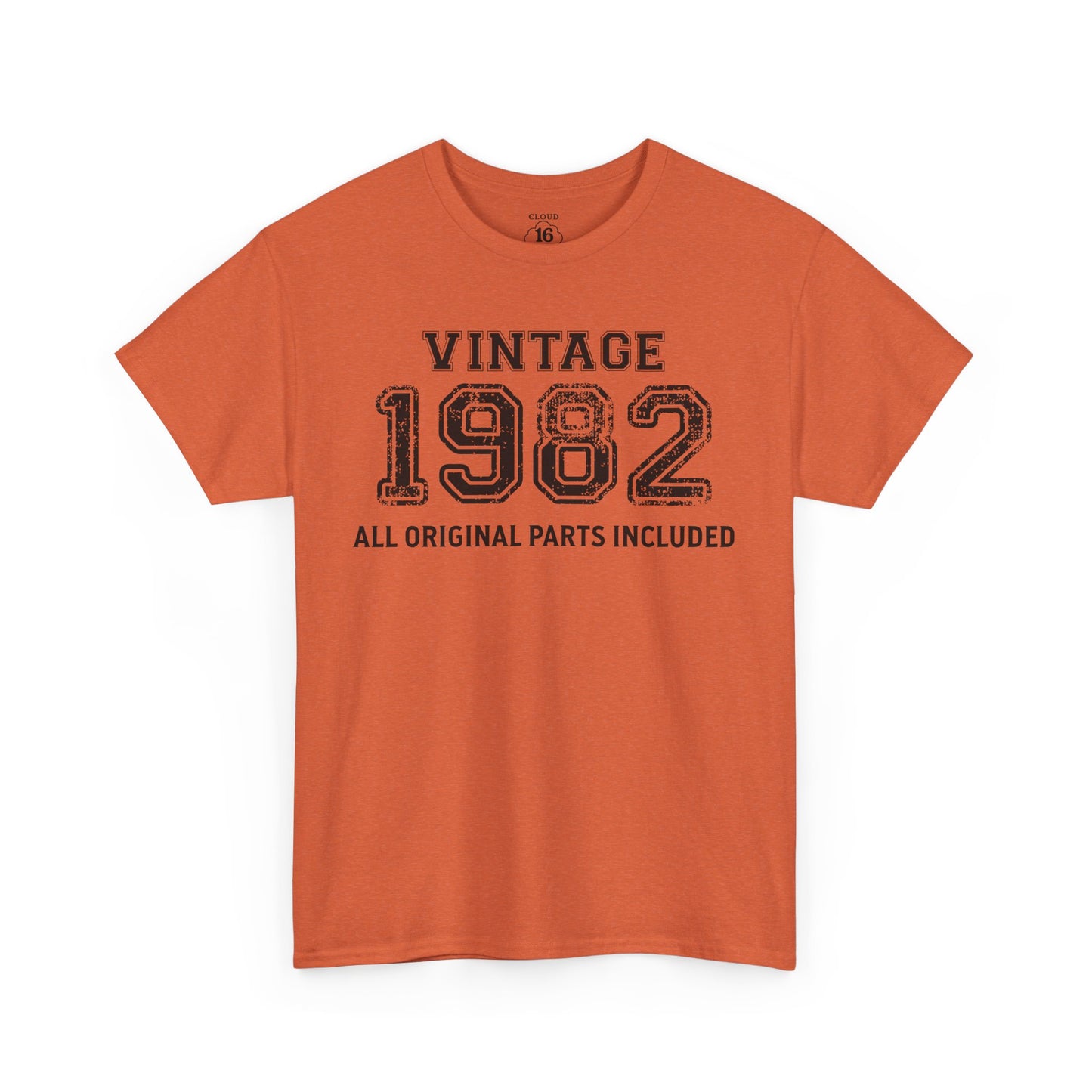 Vintage 1982 Retro T-Shirt - Premium Unisex Cotton Tee