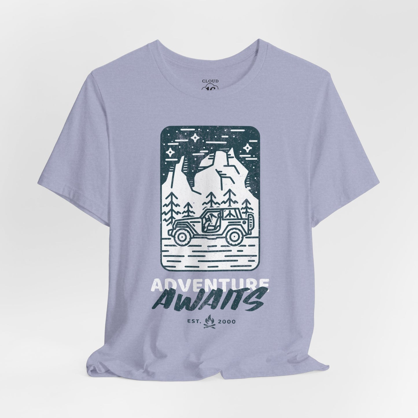 Adventure Awaits Unisex T-Shirt - Premium Outdoor Travel Tee for Explorers