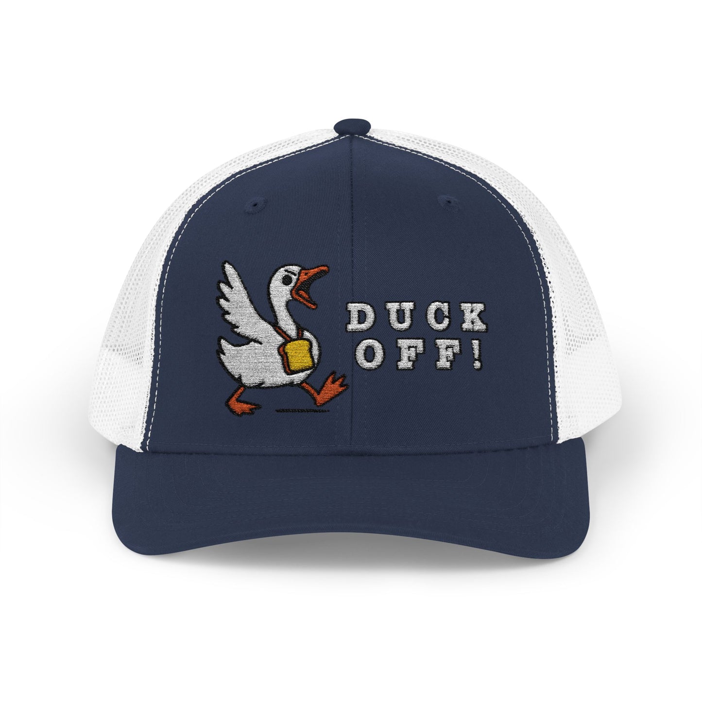 Duck Snapback Trucker Hat - Funny Wildlife Cap for Outdoor Enthusiasts