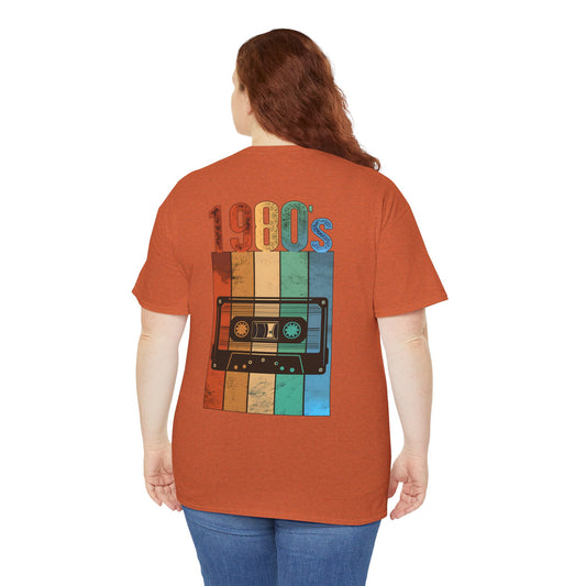 Retro 1980s Music Tee - Vintage Heavy Cotton Unisex T-Shirt
