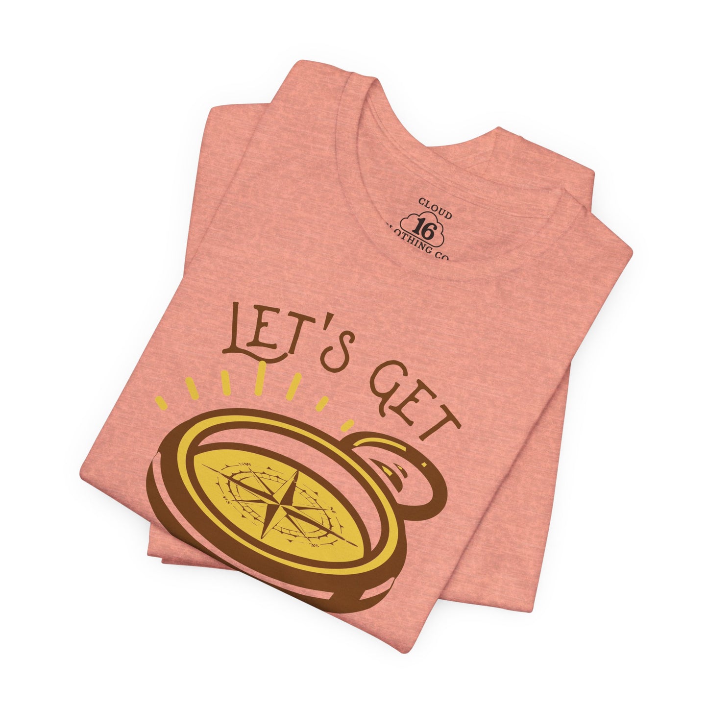 Let's Get Lost T-Shirt - Explore Travel Tee for Outdoor Enthusiasts