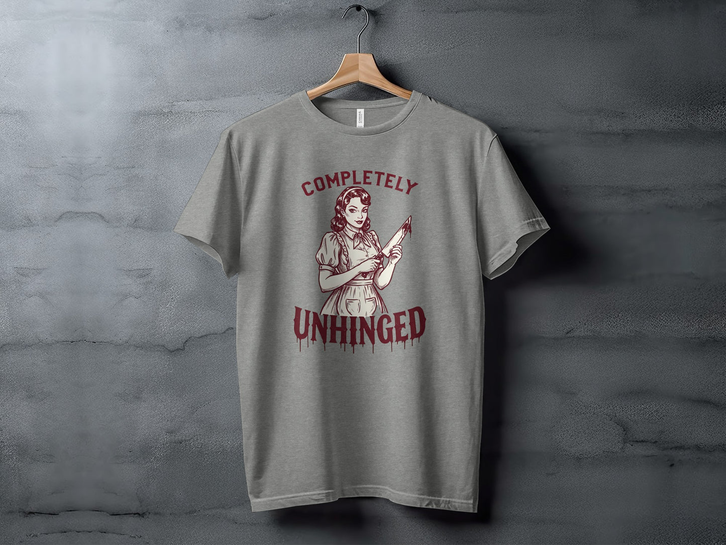 Completely Unhinged Graphic Tee for Casual Wear