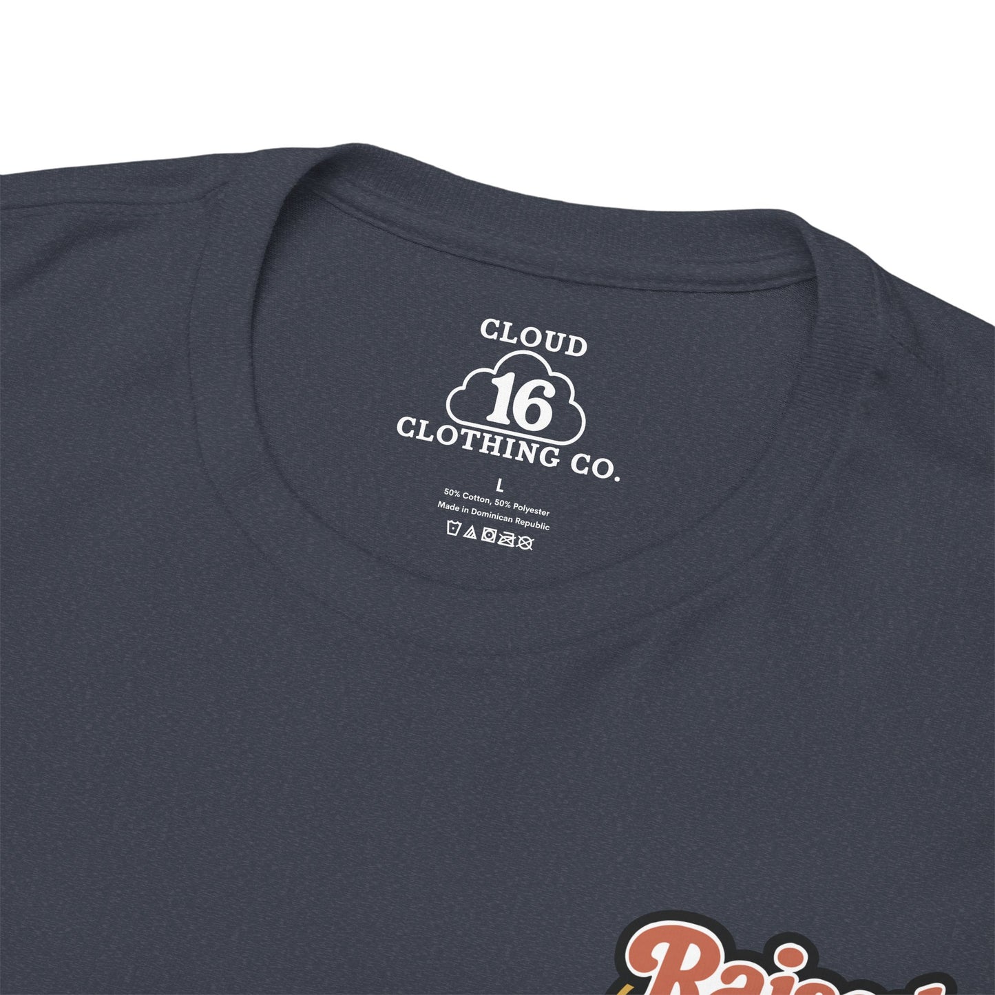 Retro Music Vibe Heavy Cotton Tee - Vintage Radio Shirt for Music Lovers