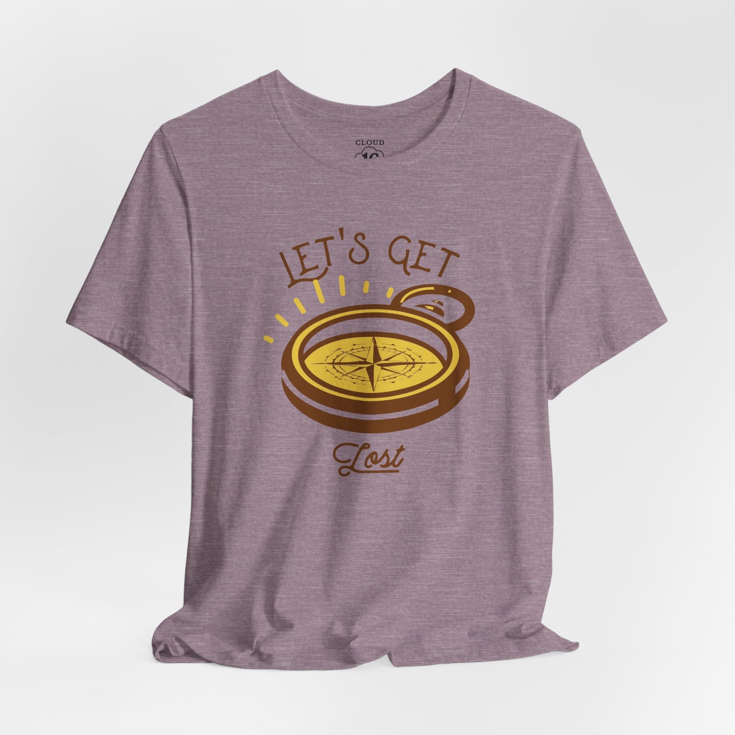 Let's Get Lost T-Shirt - Explore Travel Tee for Outdoor Enthusiasts