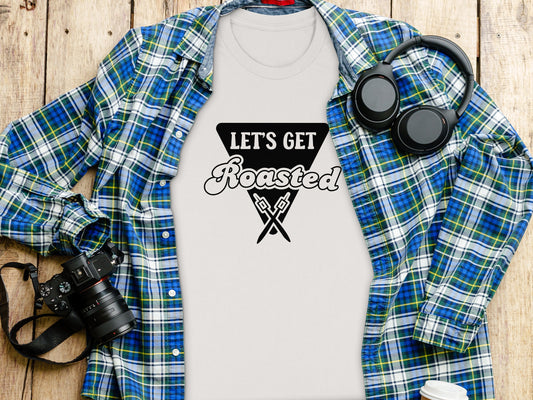 Let's Get Roasted Marshmallow Roasting Sticks T-Shirt T-Shirt - Outdoor & Adventure Collection - Mile Marker 16 Gear by Cloud 16 Clothing Co.