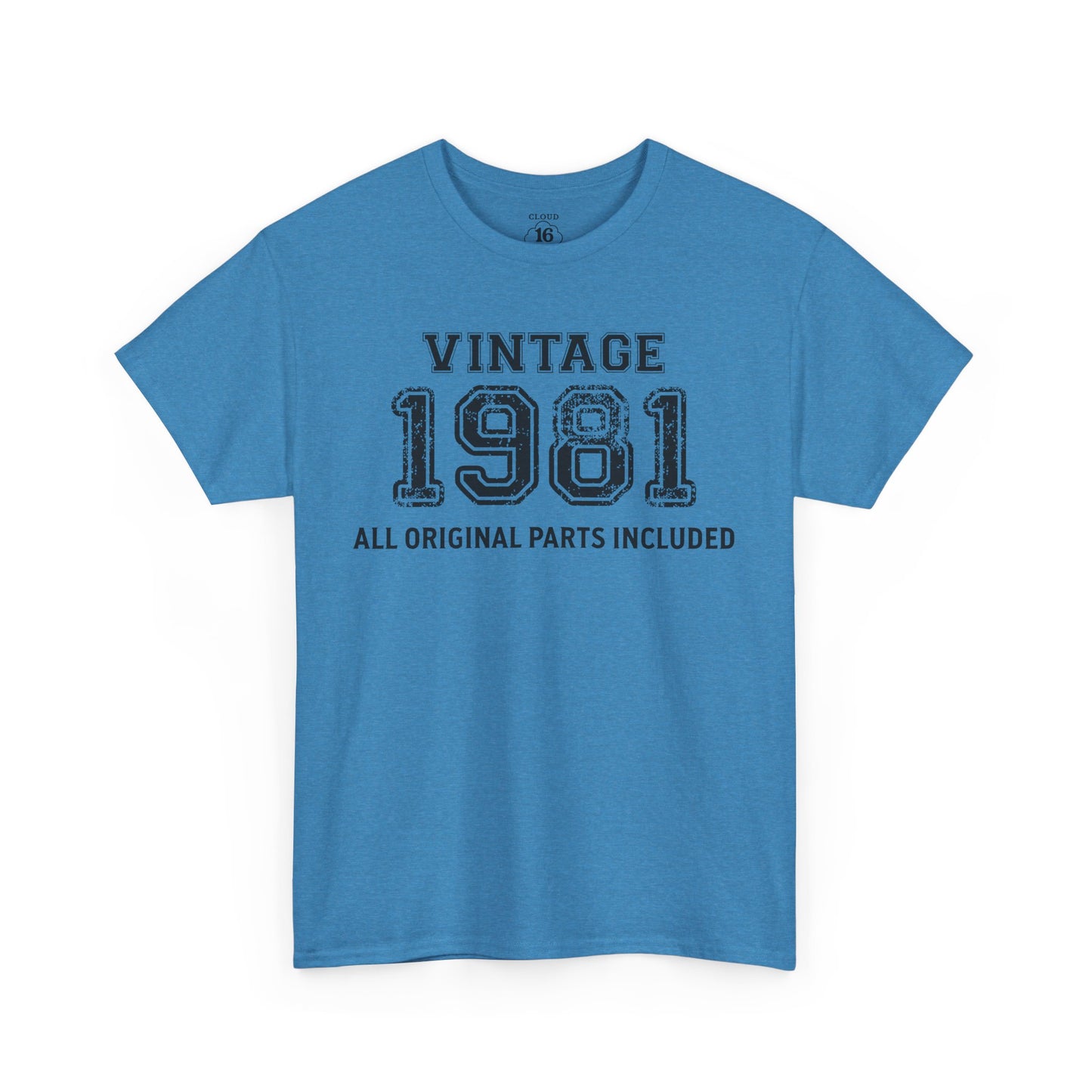 Vintage 1981 Retro T-Shirt - Premium Unisex Cotton Tee