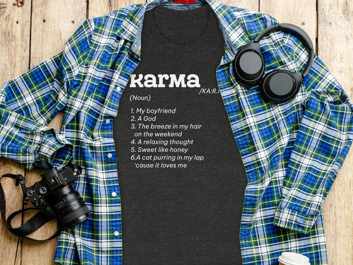 Karma Definition Creative Statement T-Shirt