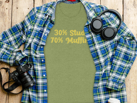 30% Stud 70% Muffin Graphic Tee Shirt