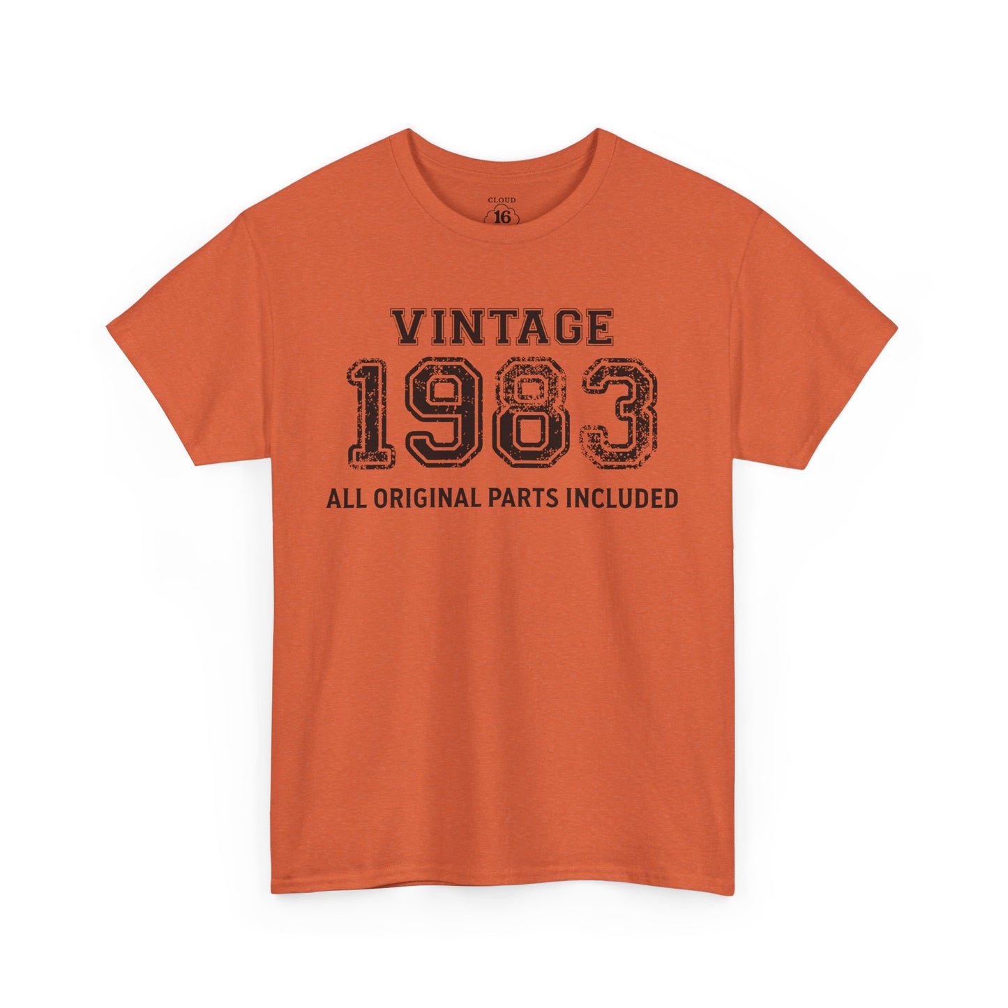 Vintage 1983 Retro T-Shirt - Premium Unisex Cotton Tee