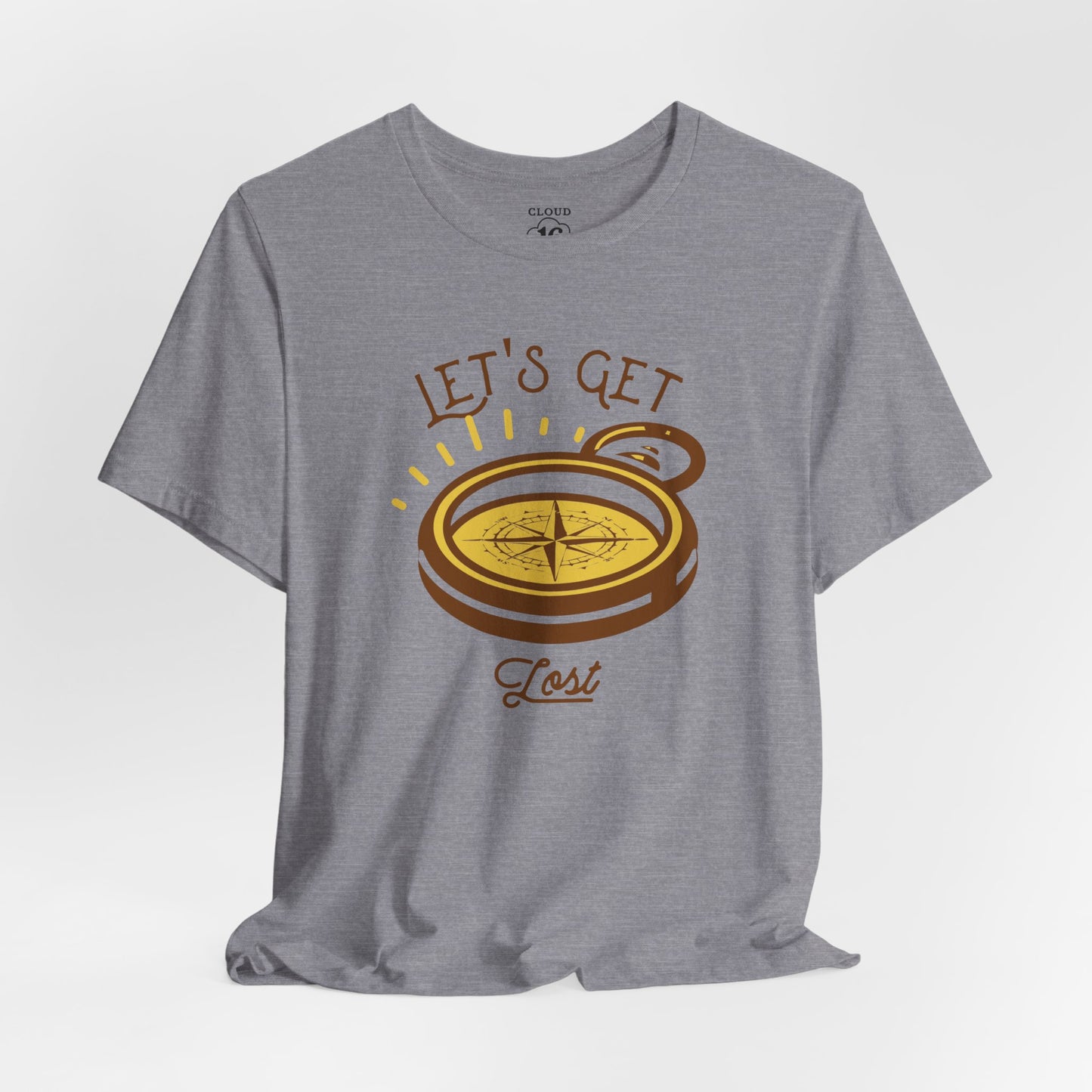 Let's Get Lost T-Shirt - Explore Travel Tee for Outdoor Enthusiasts