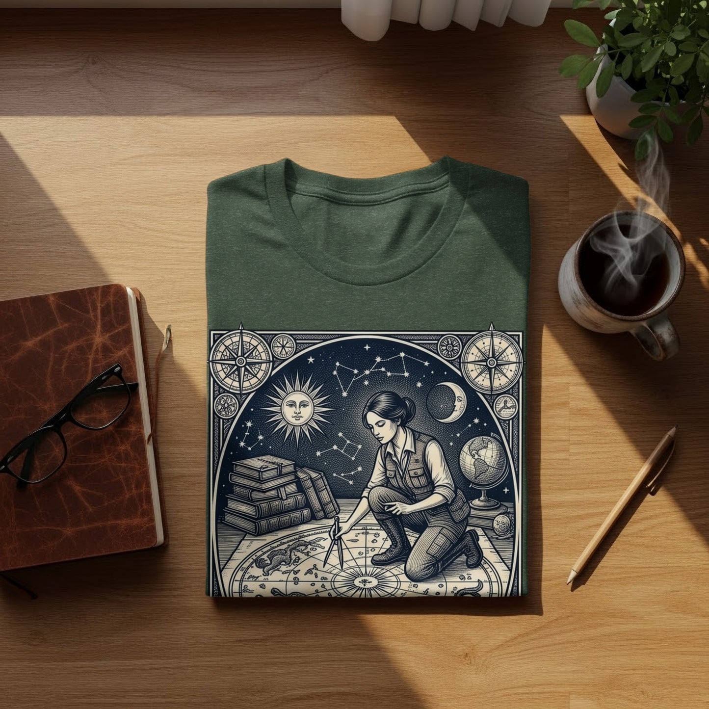 Weird Girls Club Celestial Cartographer T-Shirt - Black Label Series