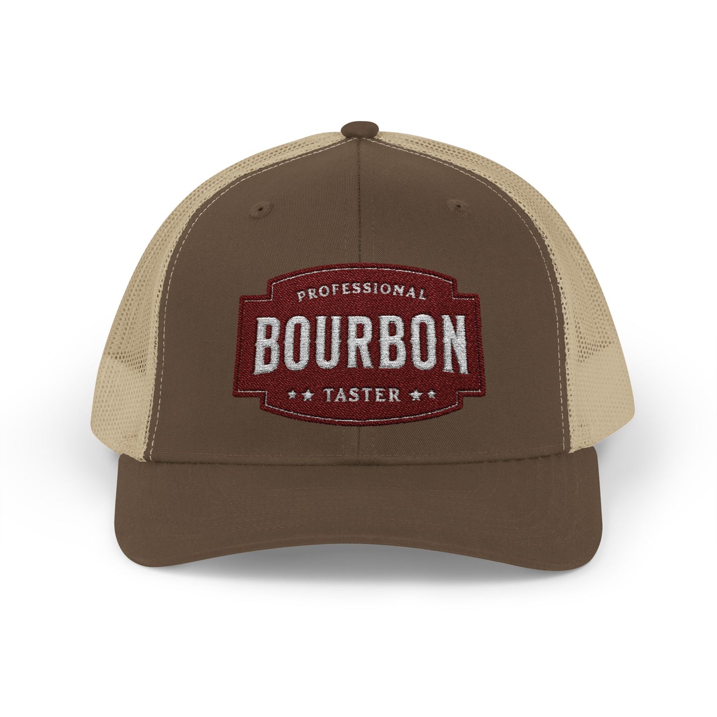 Premium Bourbon Lover Snapback Trucker Hat - Embroidered Cap for Men