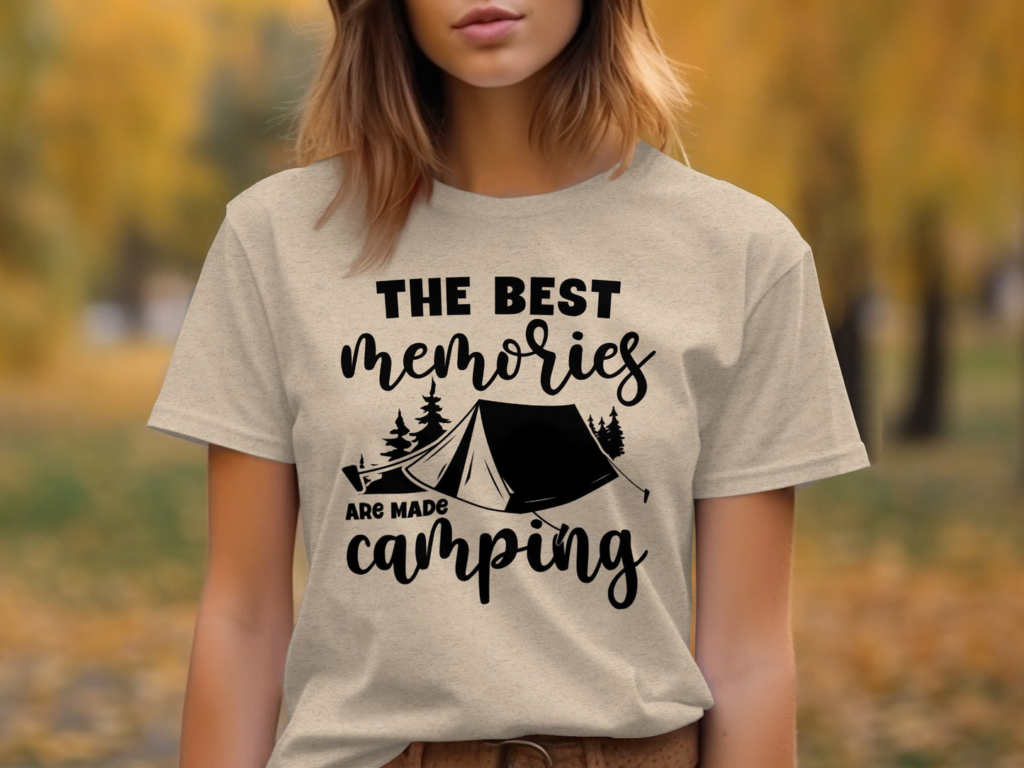 The Best Memories Are Made Camping Outdoors T-Shirt T-Shirt - Outdoor & Adventure Collection - Mile Marker 16 Gear by Cloud 16 Clothing Co.