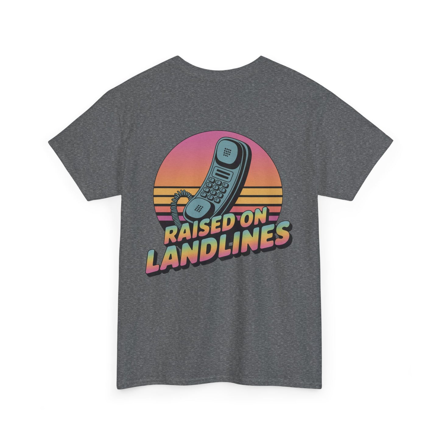 90s Retro Vibes Heavy Cotton T-Shirt - Unisex Nostalgic Tee