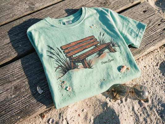 Puka Luna - Dune Bench & Sea Grass Graphic Tee