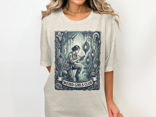 Weird Girls Club: Otherworldly Botanist T-Shirt - Black Label Series