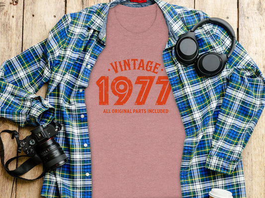 Vintage 1977 All Original Parts Included Shirt