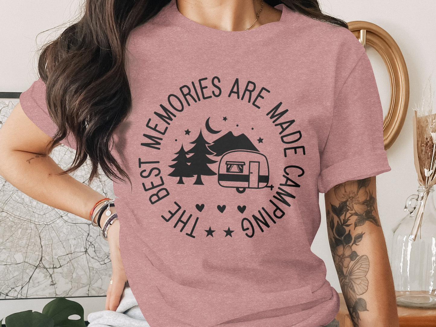 The Best Memories are Made Camping T-Shirt T-Shirt - Outdoor & Adventure Collection - Mile Marker 16 Gear by Cloud 16 Clothing Co.