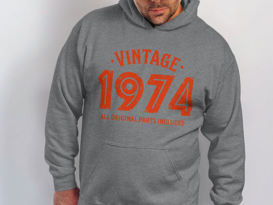 Vintage 1974 All Original Parts Included Hoodie