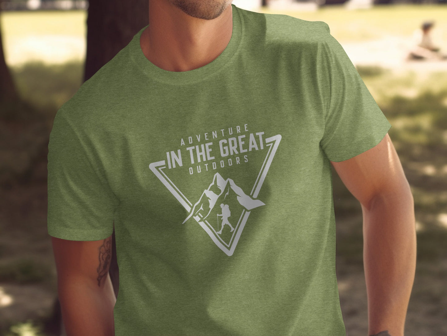 Adventure In The Great Outdoors Mountains T-Shirt T-Shirt - Outdoor & Adventure Collection - Mile Marker 16 Gear by Cloud 16 Clothing Co.