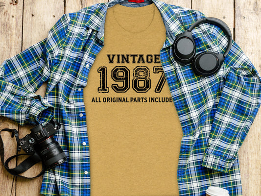 Vintage 1987 All Original Parts Included Shirt