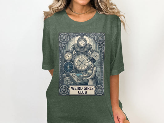 Weird Girls Club Steampunk Inventor T-Shirt - Black Label Series