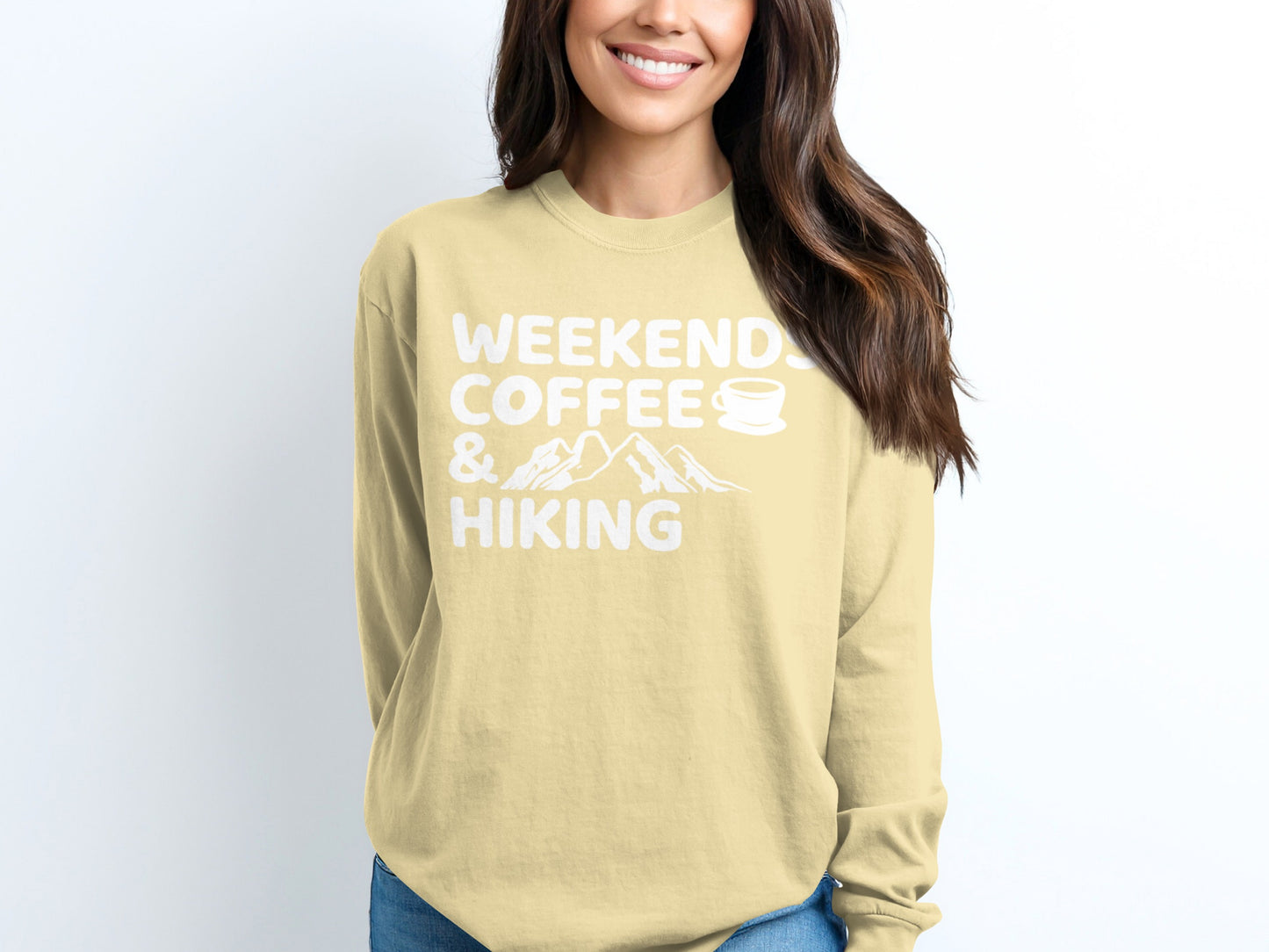 Weekend Coffee & Hiking Long Sleeve Shirt