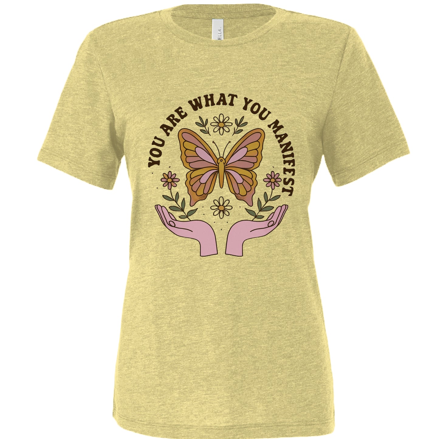 Pale Yellow Triblend - FRONT