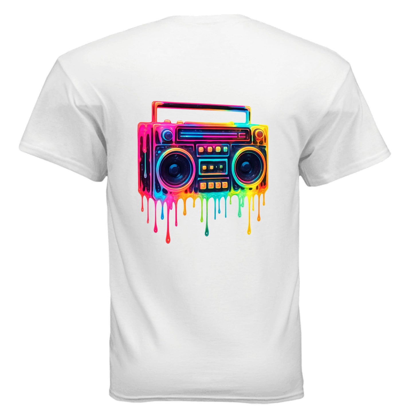 WHITE Front/Back Print - BACK