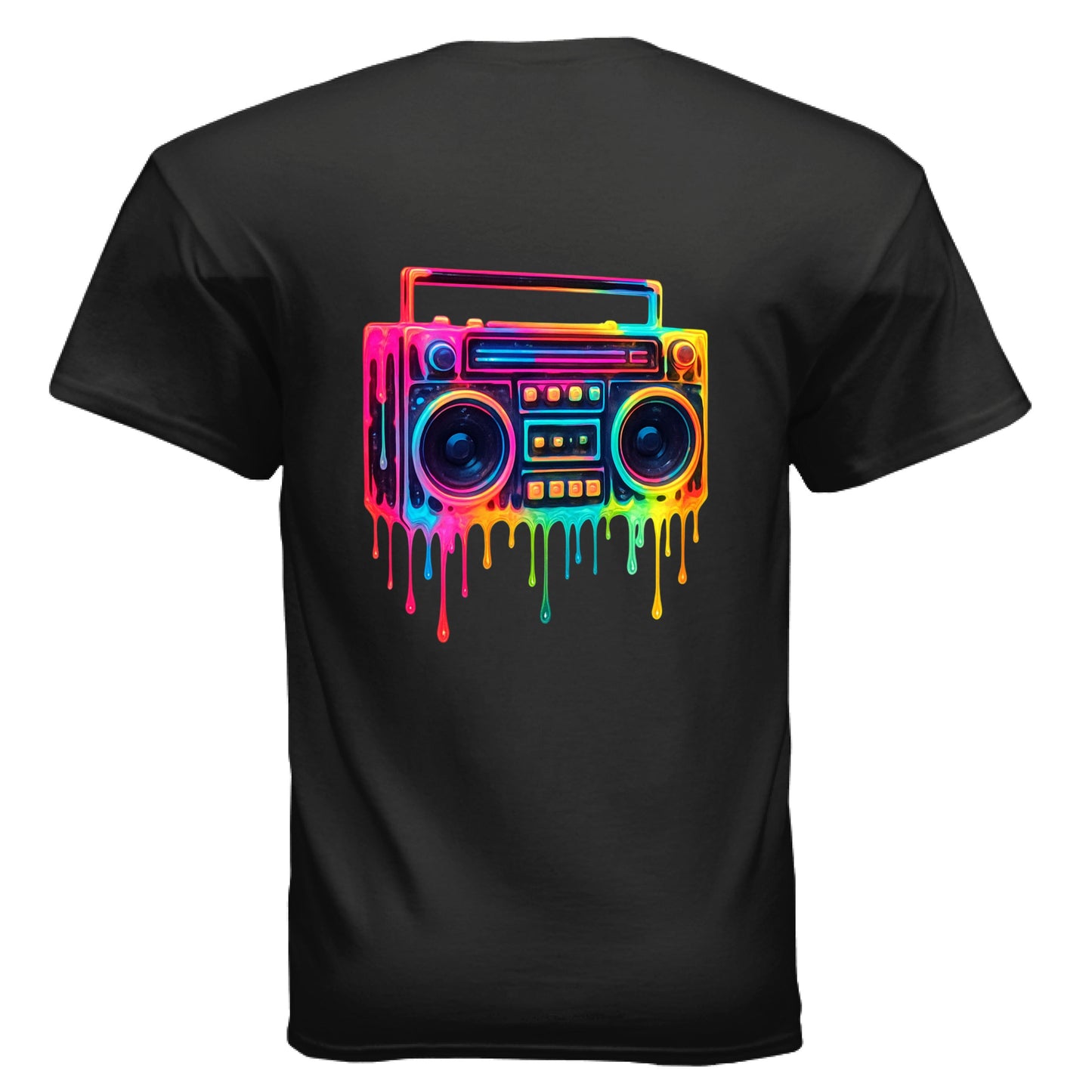 BLACK Front/Back Print- BACK