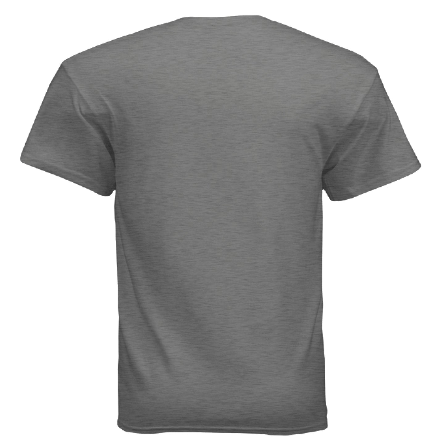 GRAPHITE HEATHER Front Print Only - BACK