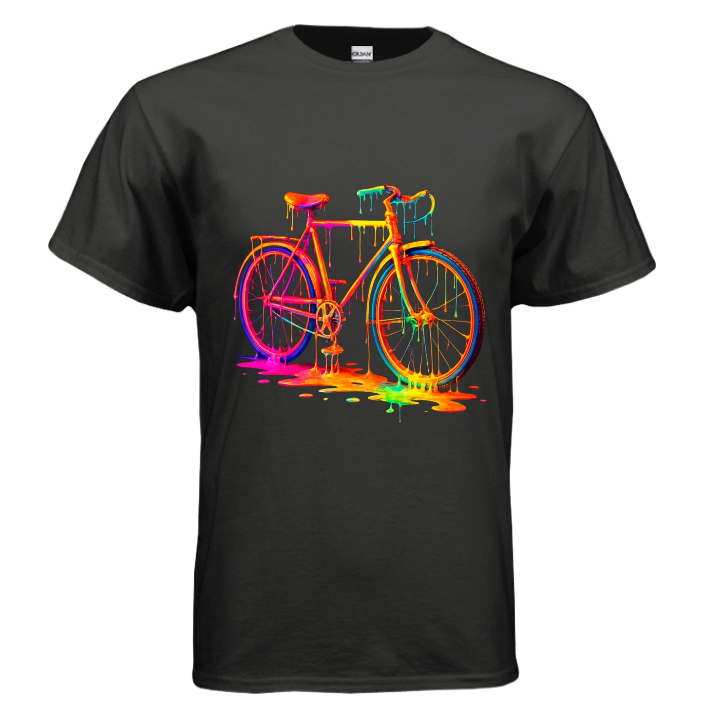 BLACK Front Print Only - FRONT