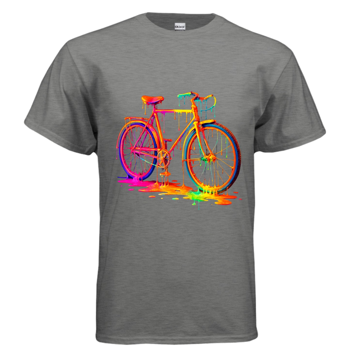 GRAPHITE HEATHER Front Print Only - FRONT