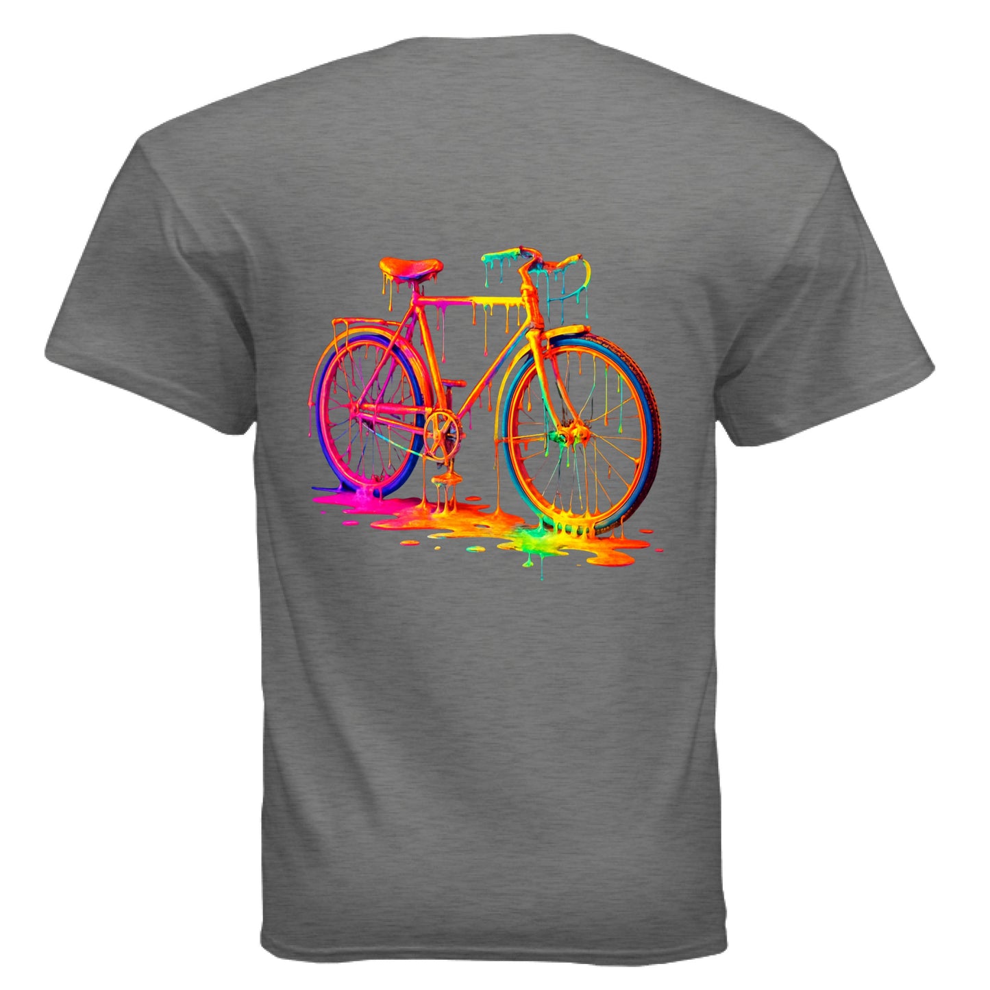 GRAPHITE HEATHER Front/Back Print - BACK