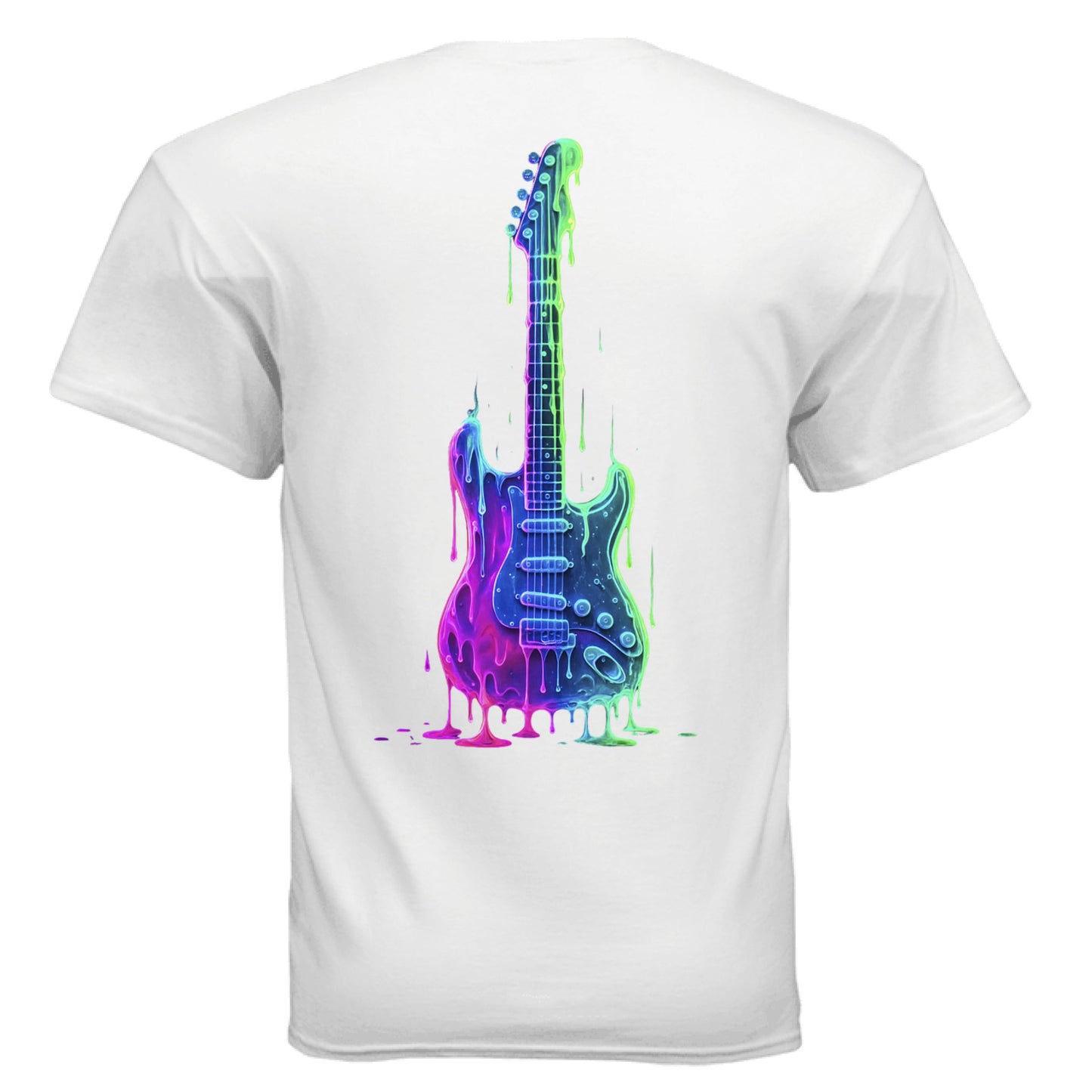 WHITE Front/Back Print - BACK