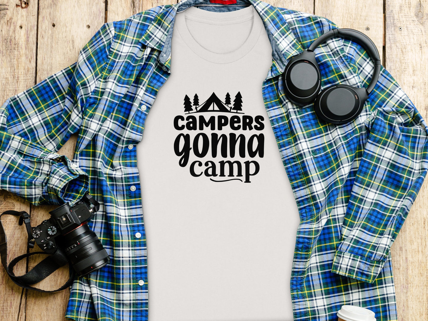 Campers Gonna Camp Camping Outdoor Adventure T-Shirt T-Shirt - Outdoor & Adventure Collection - Mile Marker 16 Gear by Cloud 16 Clothing Co.