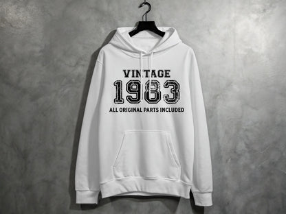 VINTAGE 1983 All Original Parts Included hoodie